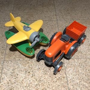 Green Tots Floater Plane and Tractor